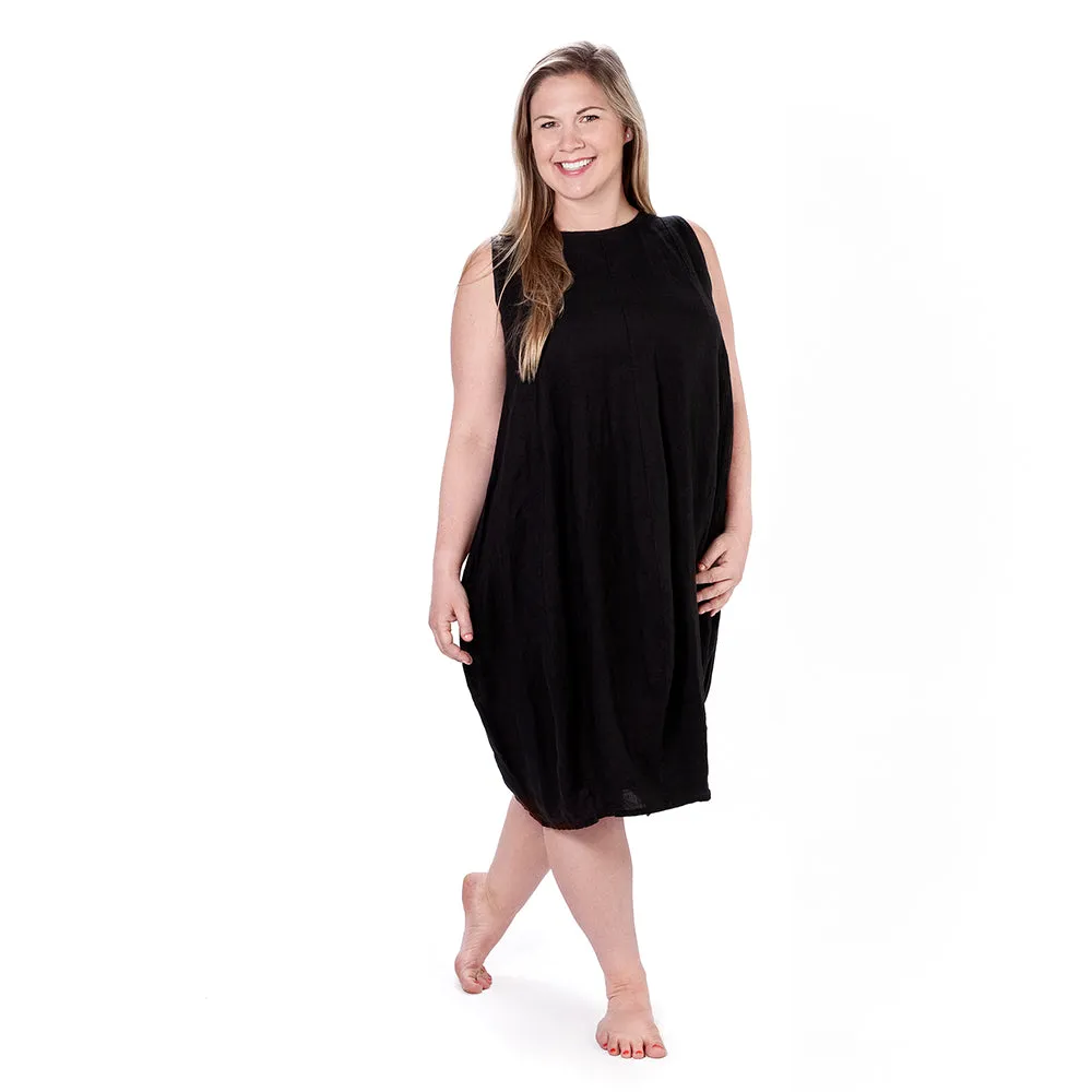 Plus Linen Crew Neck Dress Final Sale sold by skinnytees product image thumbnail 2