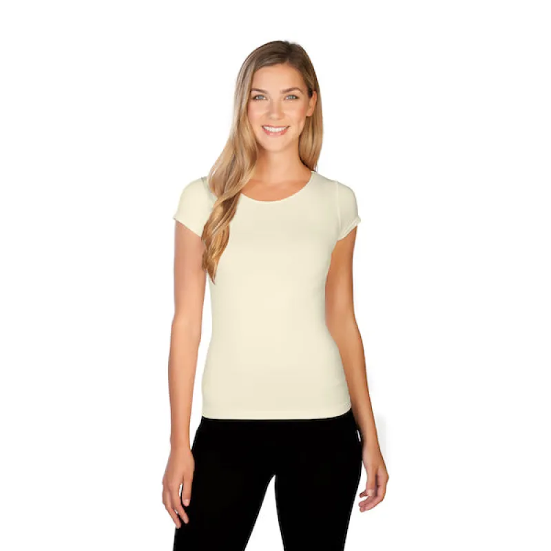 Short Sleeve Crew Neck Tee sold by skinnytees