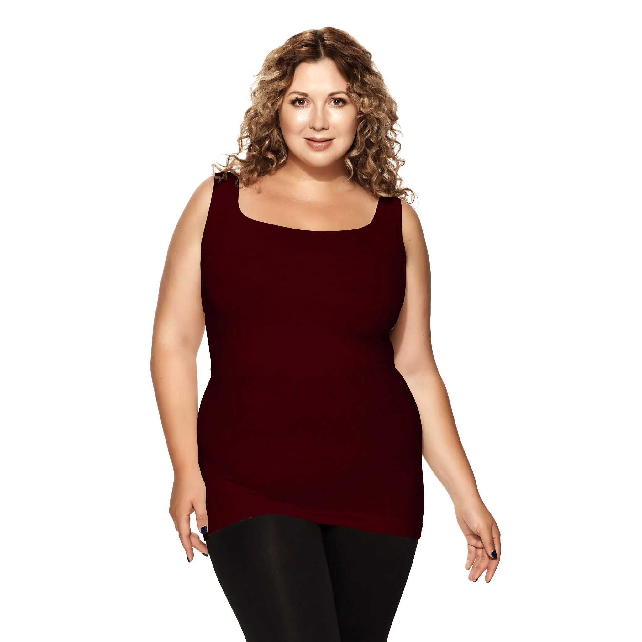 Plus Floral Tank Top sold by skinnytees product image thumbnail 3