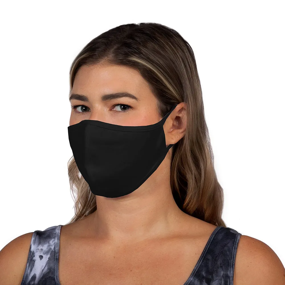 Plus Black Basic Tank Top + 2 Black Face Masks sold by skinnytees product image thumbnail 2