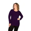 Plus Long Sleeve Crew Neck Tee Staff Favorite sold by skinnytees