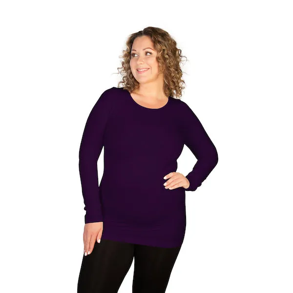Plus Long Sleeve Crew Neck Tee Staff Favorite sold by skinnytees product image thumbnail 4