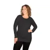 Plus Long Sleeve Crew Neck Tee Staff Favorite sold by skinnytees