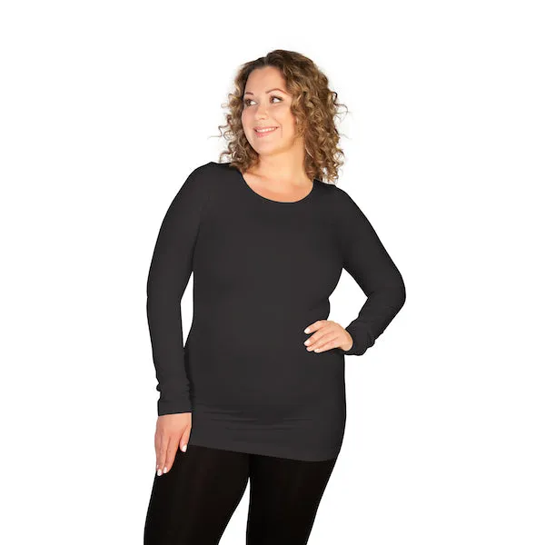 Plus Long Sleeve Crew Neck Tee Staff Favorite sold by skinnytees product image thumbnail 3