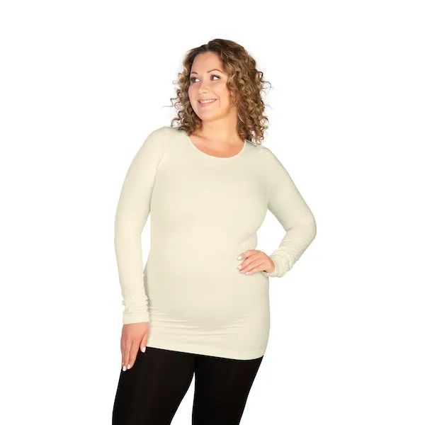 Plus Long Sleeve Crew Neck Tee Staff Favorite sold by skinnytees product image thumbnail 5