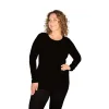 Plus Long Sleeve Crew Neck Tee Staff Favorite sold by skinnytees