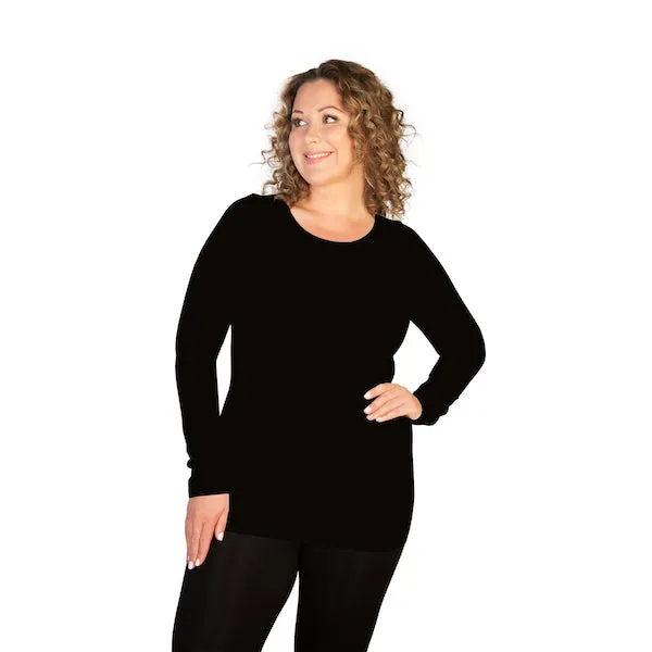 Plus Long Sleeve Crew Neck Tee Staff Favorite sold by skinnytees product image thumbnail 2