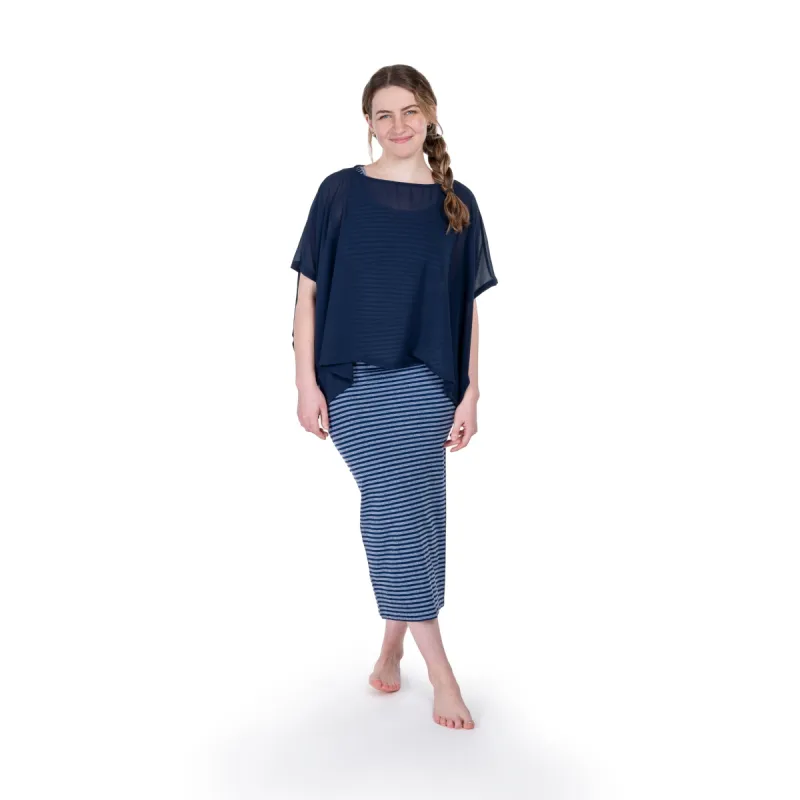 Chiffon Tie Top sold by skinnytees