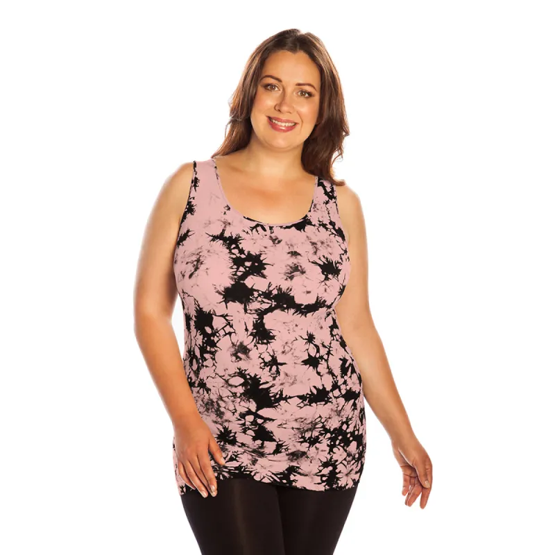 Plus Camo Tie Dye Tank BSE 2024 sold by skinnytees