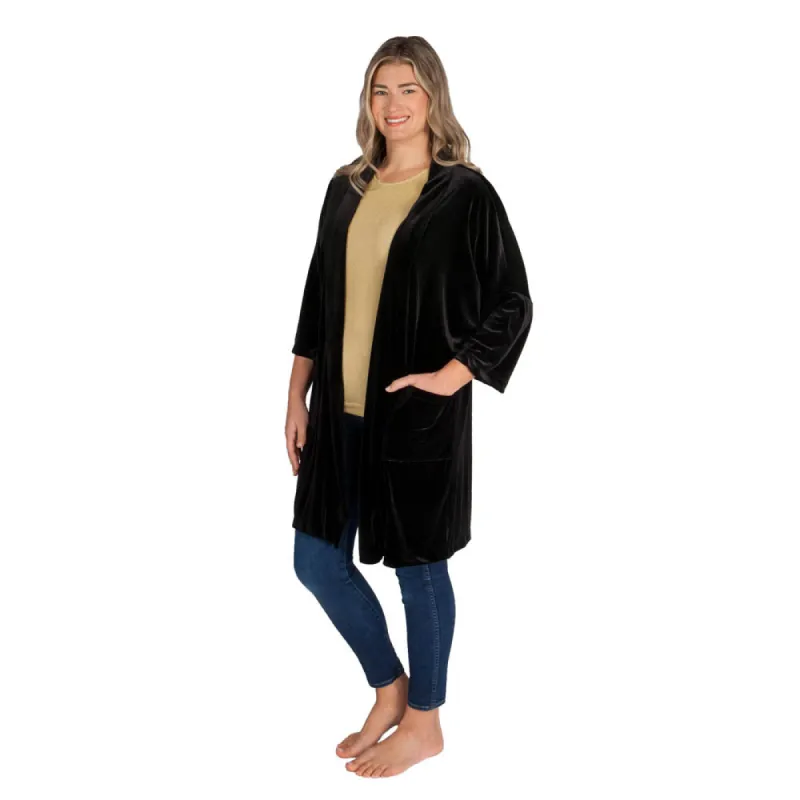 Velvet Cardigan sold by skinnytees
