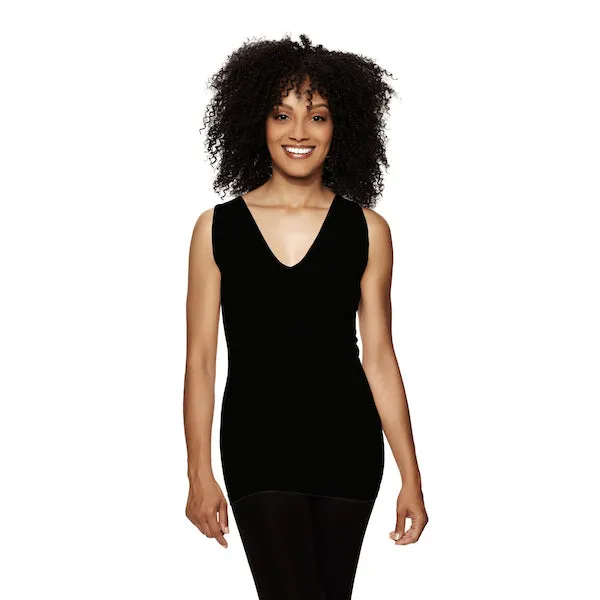 Reversible Scoop to V Neck Tank Top sold by skinnytees