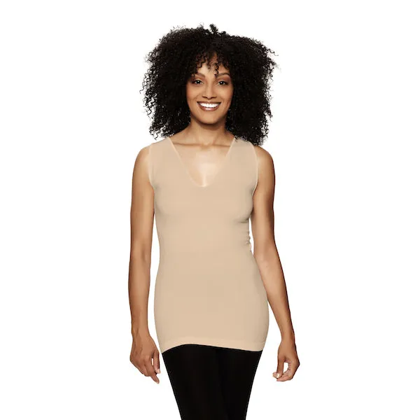 Reversible Scoop to V Neck Tank Top sold by skinnytees product image thumbnail 5