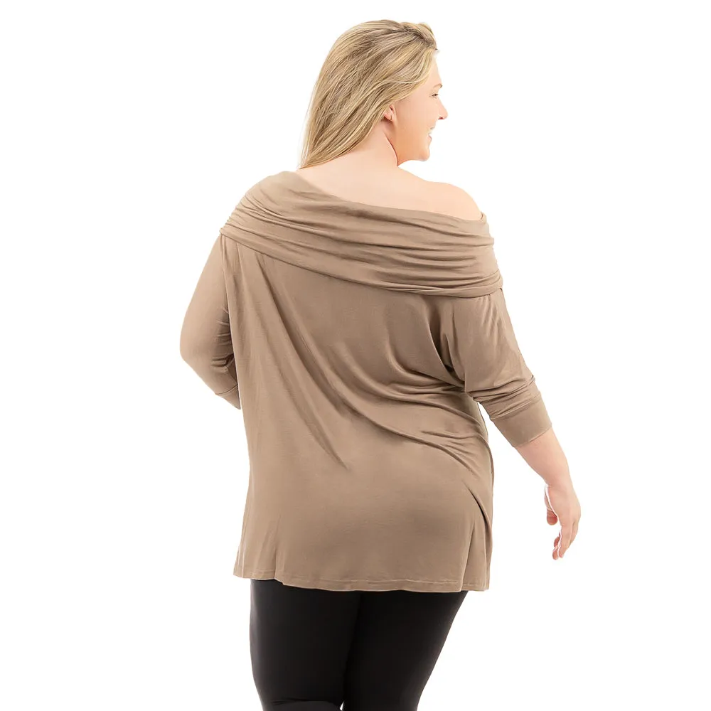 Cowl Neck Tunic sold by skinnytees product image thumbnail 2