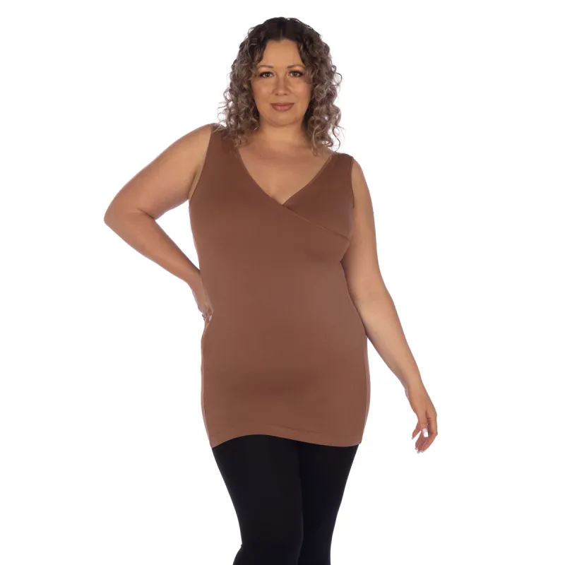 Plus Criss Cross Tank Top sold by skinnytees