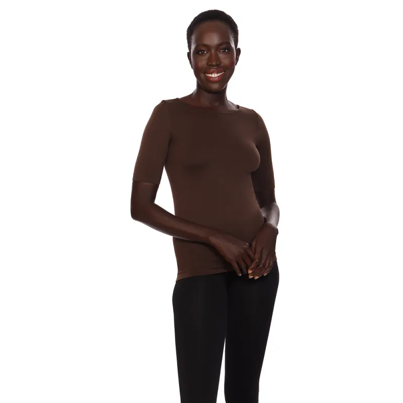 1/2 Sleeve Tee Coffee sold by skinnytees