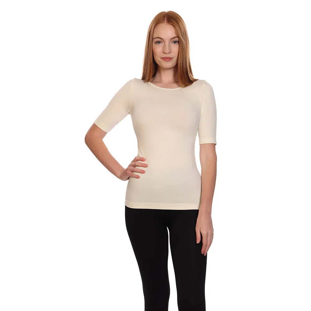 SKIN by skinnytees Elbow Length Top sold by skinnytees