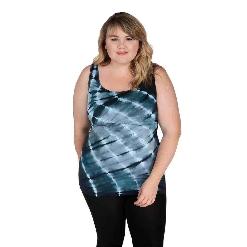 Tie Dye Lines Tank Top sold by skinnytees product image thumbnail 2