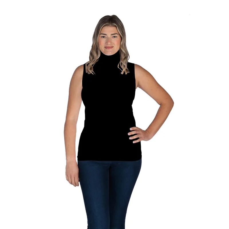 Sleeveless Mock Turtleneck sold by skinnytees