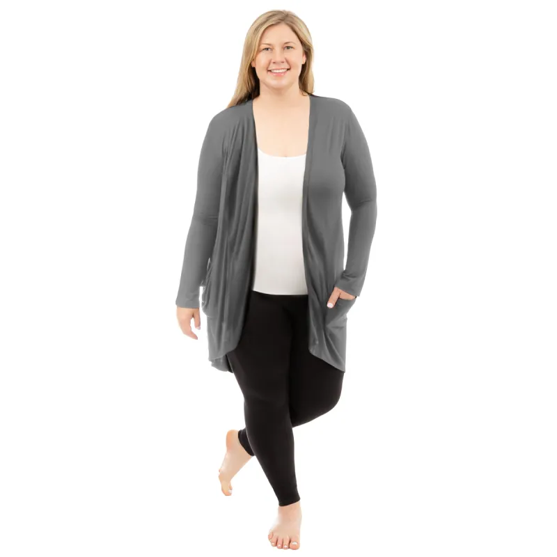 Plus Everyday Cardi w/Pockets sold by skinnytees