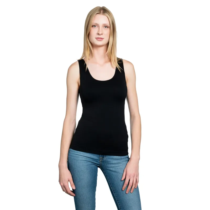 Hip Length Basic Tank Top sold by skinnytees