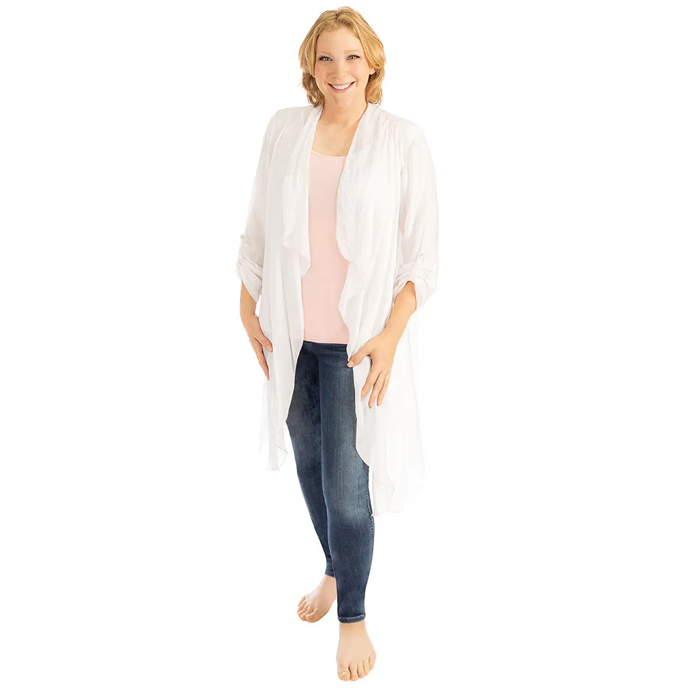 Silk Layering Cardi Final Sale sold by skinnytees product image thumbnail 3