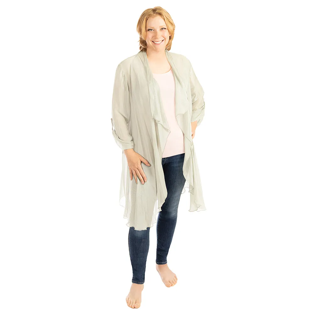 Silk Layering Cardi Final Sale sold by skinnytees product image thumbnail 5