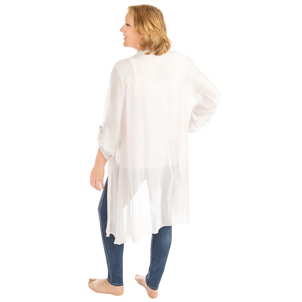 Silk Layering Cardi Final Sale sold by skinnytees product image thumbnail 4