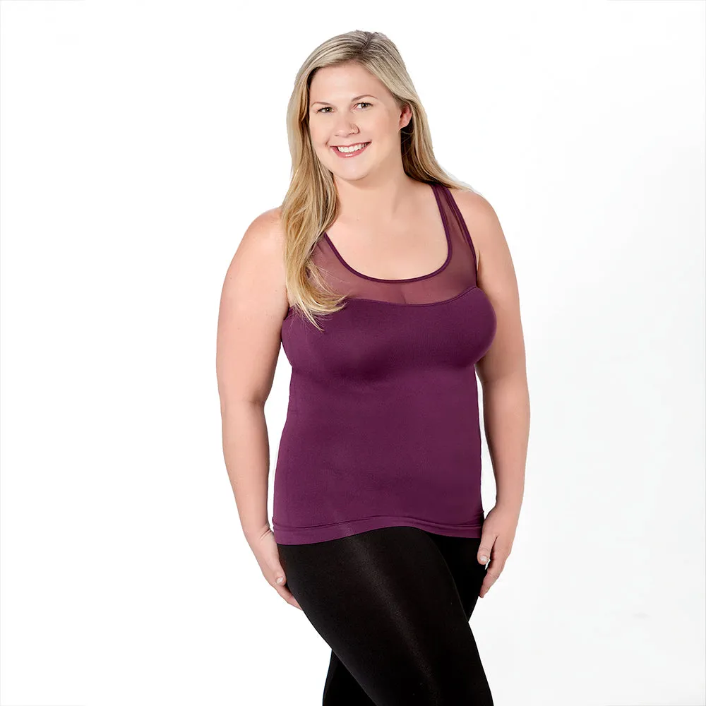 Plus Mesh Bodice Tank Final Sale sold by skinnytees product image thumbnail 2