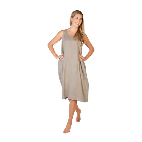 Linen Dress w/Pockets Final Sale sold by skinnytees product image thumbnail 2