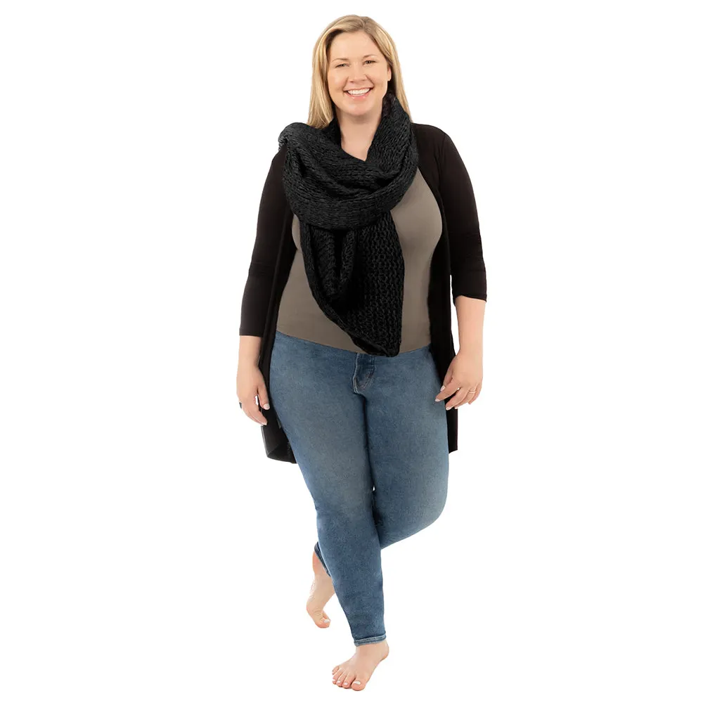 Chunky Knit Scarf sold by skinnytees product image thumbnail 4