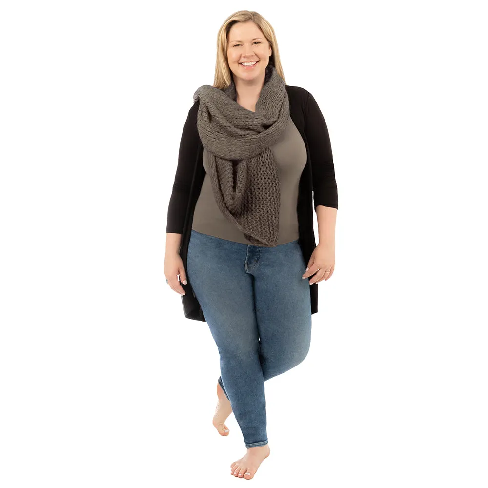 Chunky Knit Scarf sold by skinnytees product image thumbnail 2