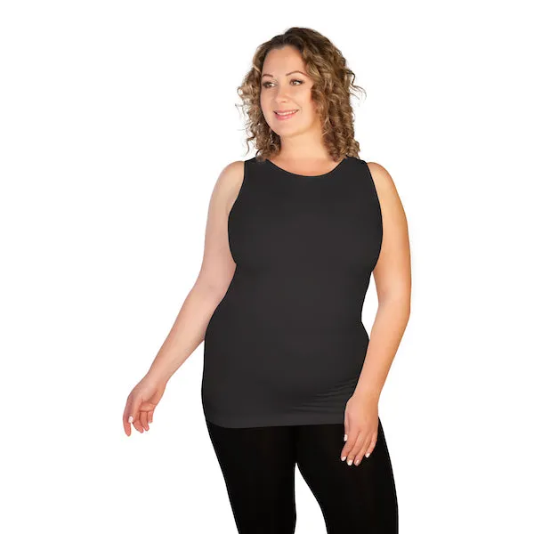 Plus High Neck Tank Top sold by skinnytees product image thumbnail 3