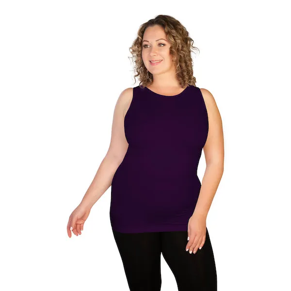 Plus High Neck Tank Top sold by skinnytees product image thumbnail 4