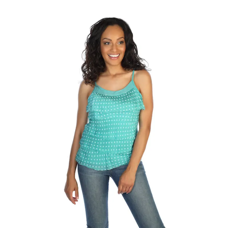 Polka Dot Ruffle Cami Final Sale sold by skinnytees