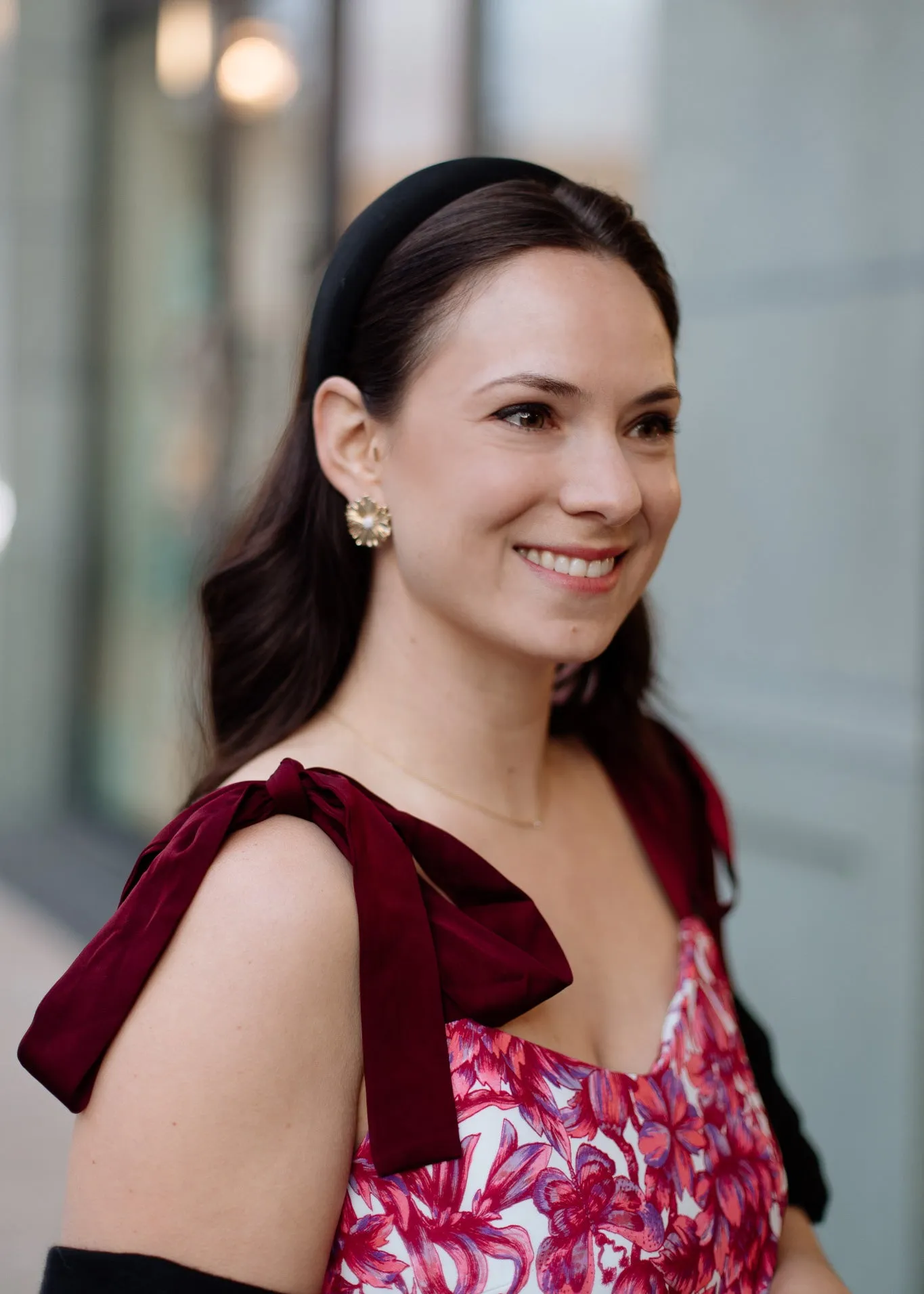 Maya Tiered Dress Parlor Floral sold by Abbey Glass product image thumbnail 2