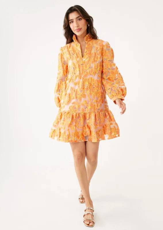 Emmerson Dress Orange Blossom Organza sold by Abbey Glass