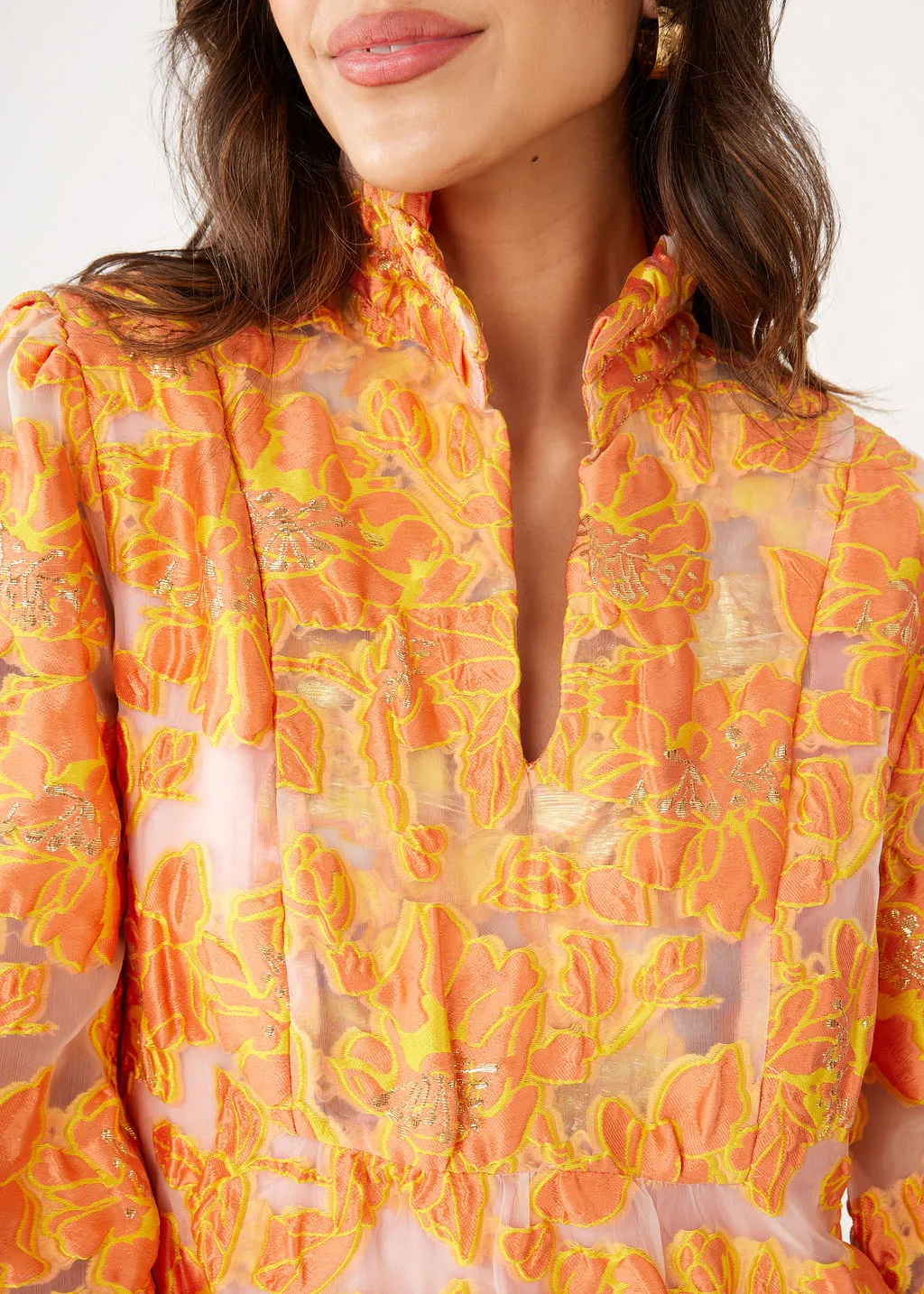 Emmerson Dress Orange Blossom Organza sold by Abbey Glass product image thumbnail 2