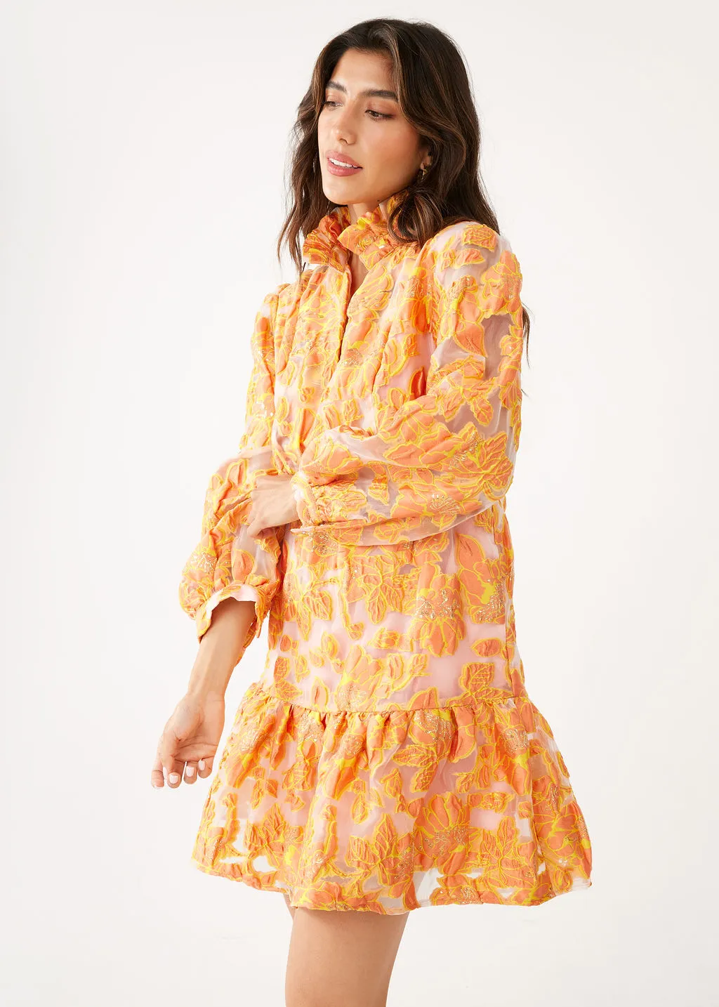 Emmerson Dress Orange Blossom Organza sold by Abbey Glass product image thumbnail 3