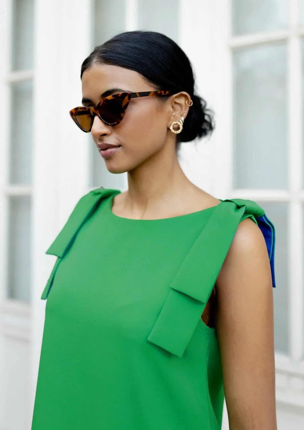 Michelle Shift Dress Kelly Green sold by Abbey Glass product image thumbnail 3