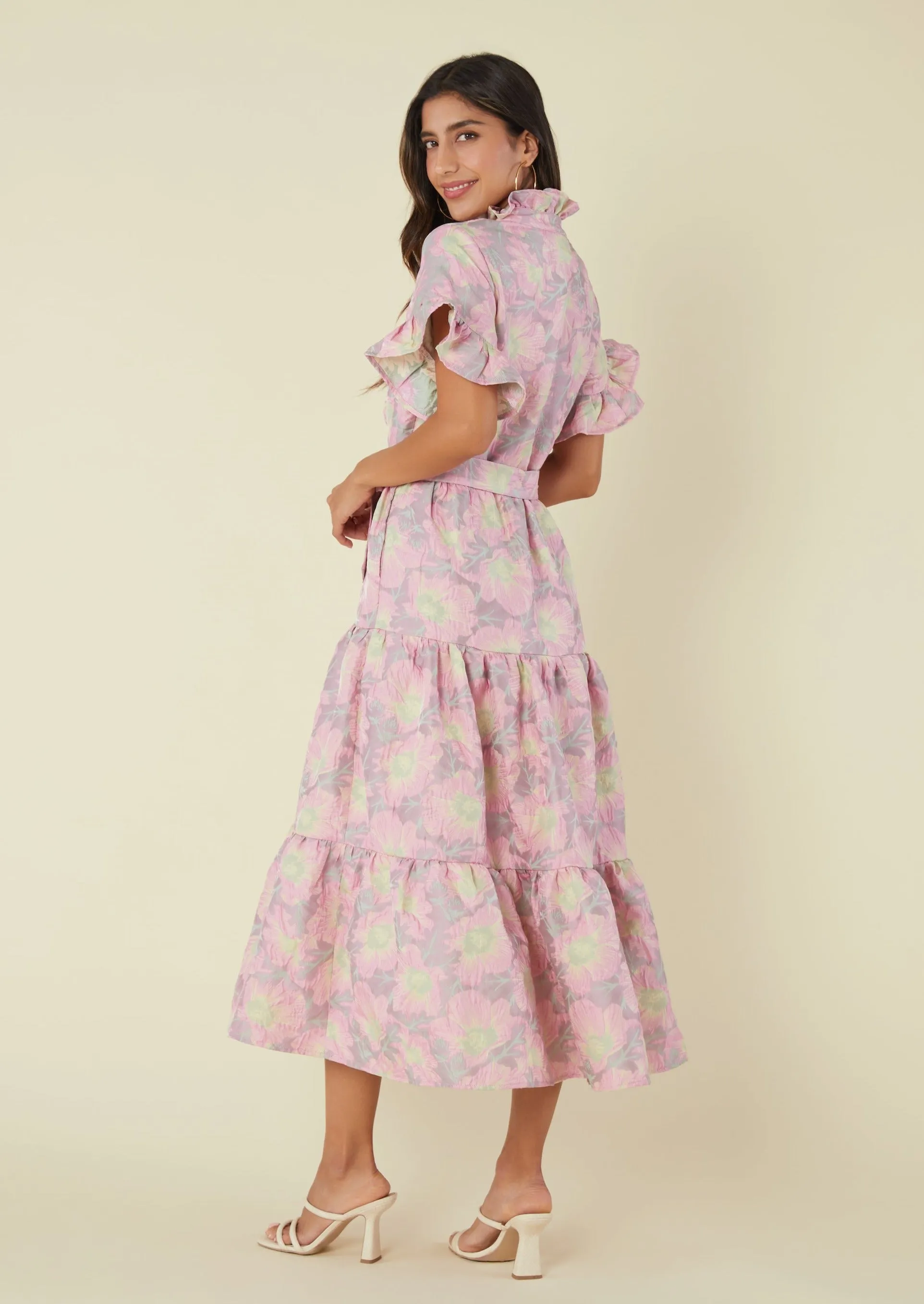 Sadie Maxi Dress Paradise Jacquard sold by Abbey Glass product image thumbnail 3