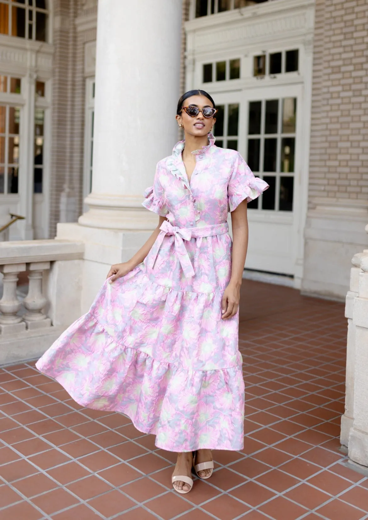 Sadie Maxi Dress Paradise Jacquard sold by Abbey Glass product image thumbnail 5