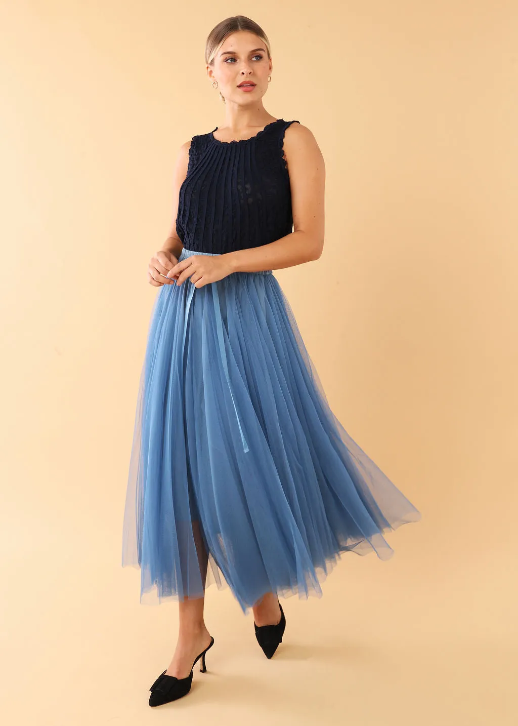 Sue Tulle Skirt Blue sold by Abbey Glass product image thumbnail 2