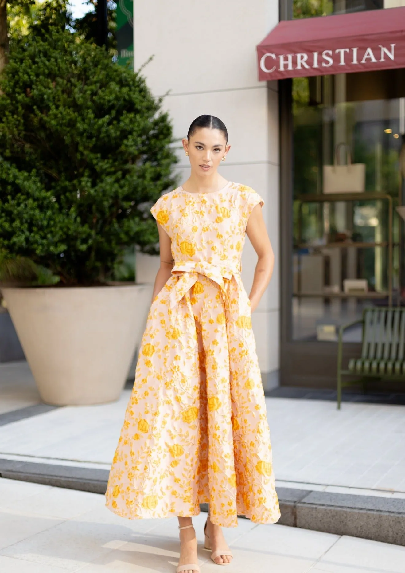 Olivia Gown Harvest Jacquard sold by Abbey Glass product image thumbnail 5