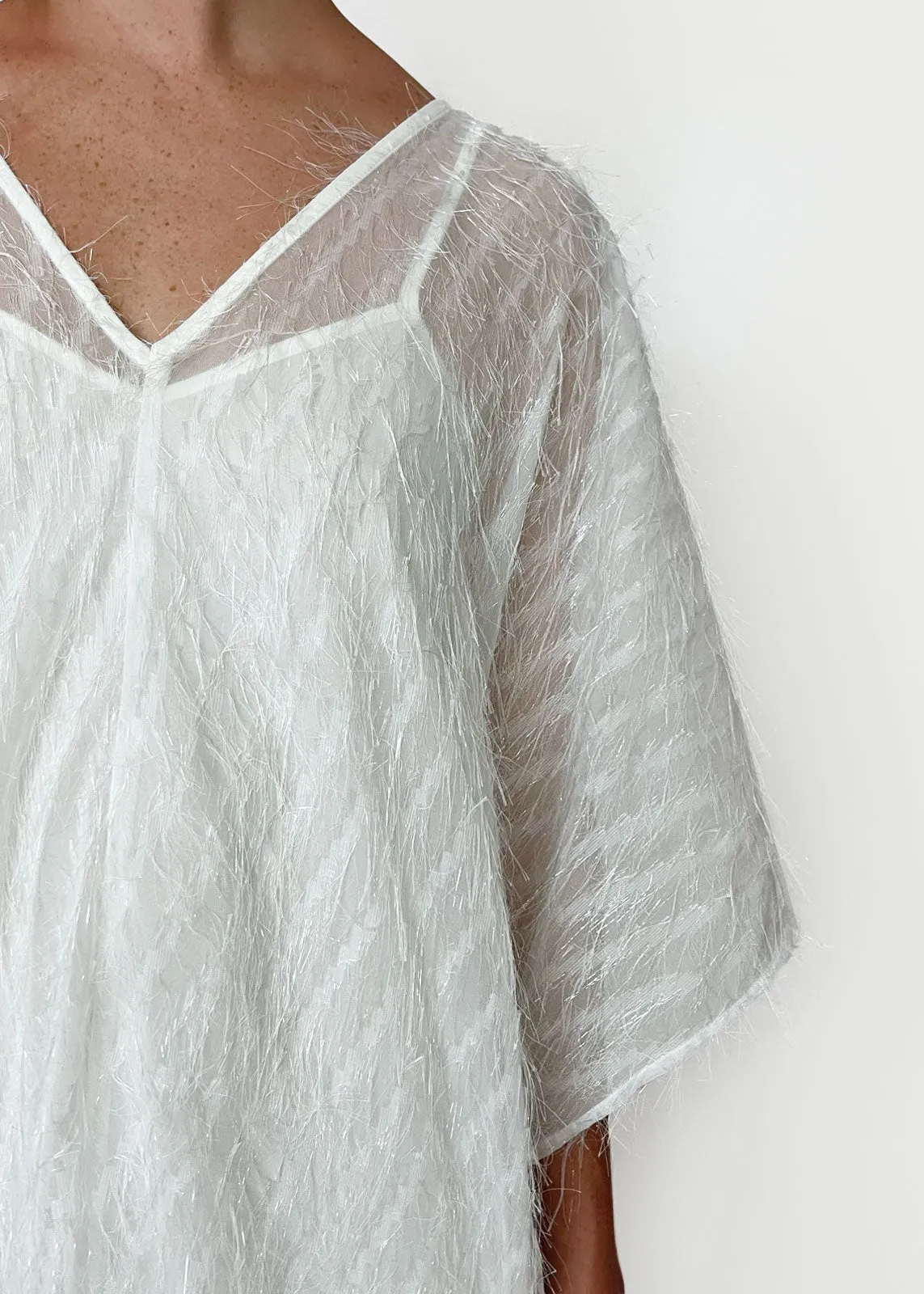 Rosemary Caftan Dress White sold by Abbey Glass product image thumbnail 4