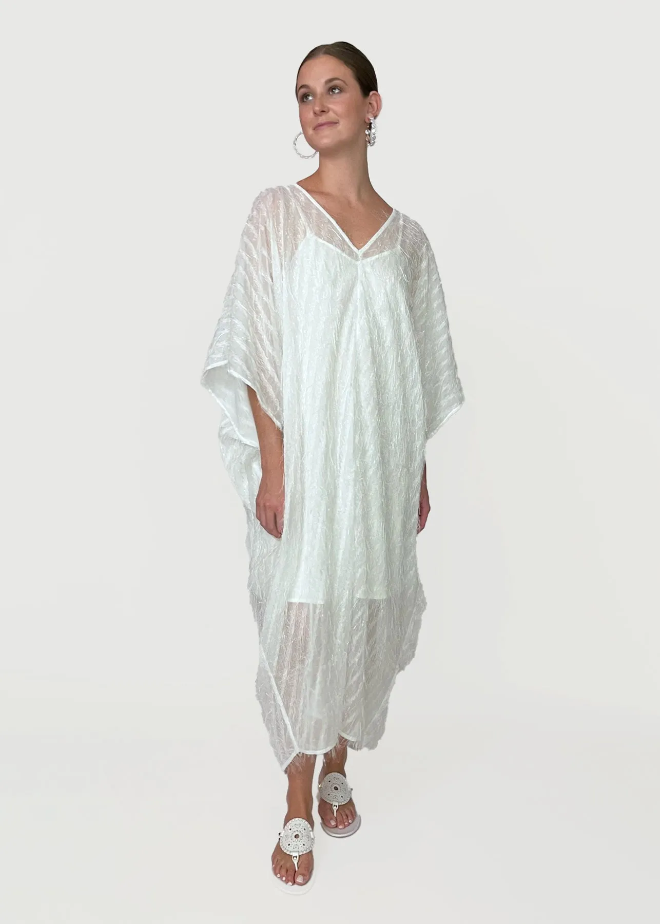 Rosemary Caftan Dress White sold by Abbey Glass product image thumbnail 2