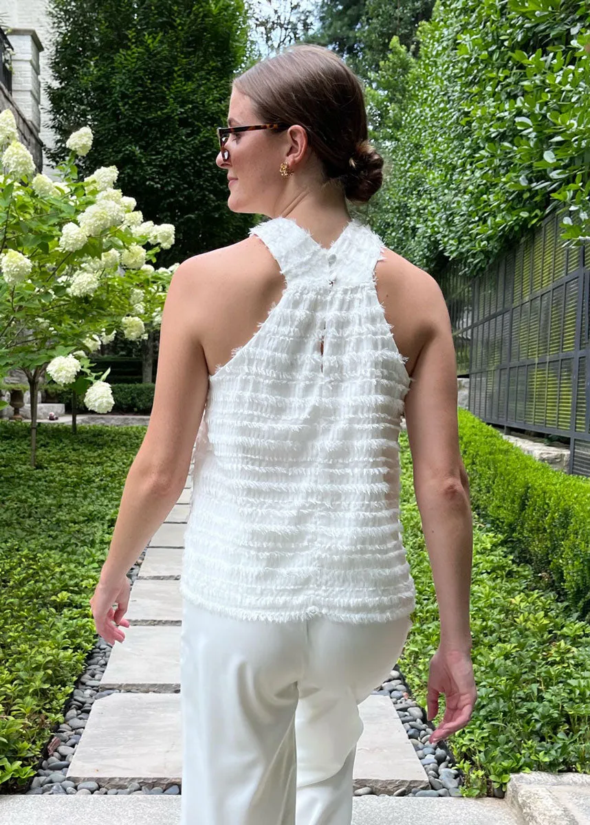 Alys Cross-Front Halter Top White sold by Abbey Glass product image thumbnail 3