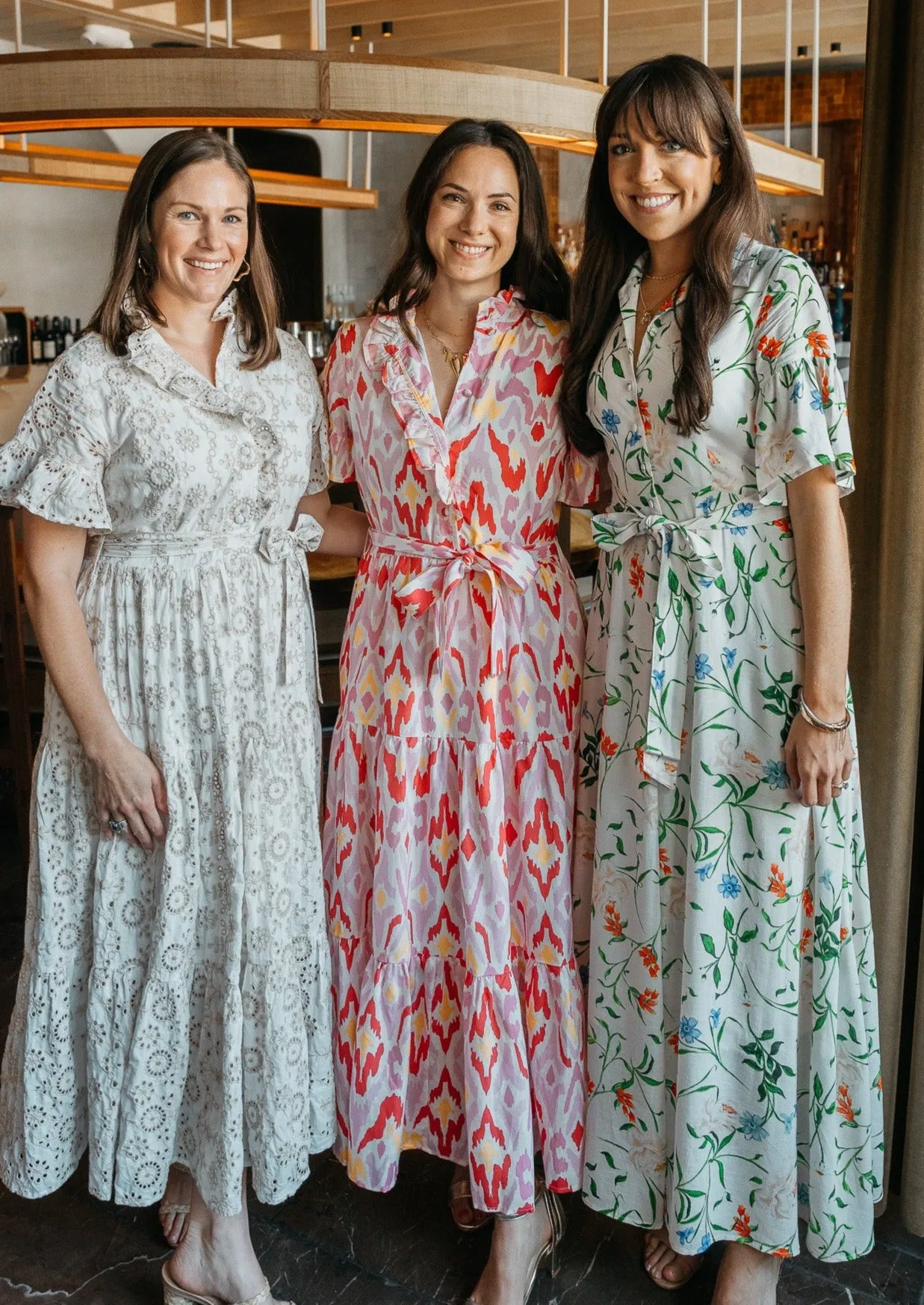 Charlotte Gown Tossed Floral White sold by Abbey Glass product image thumbnail 3