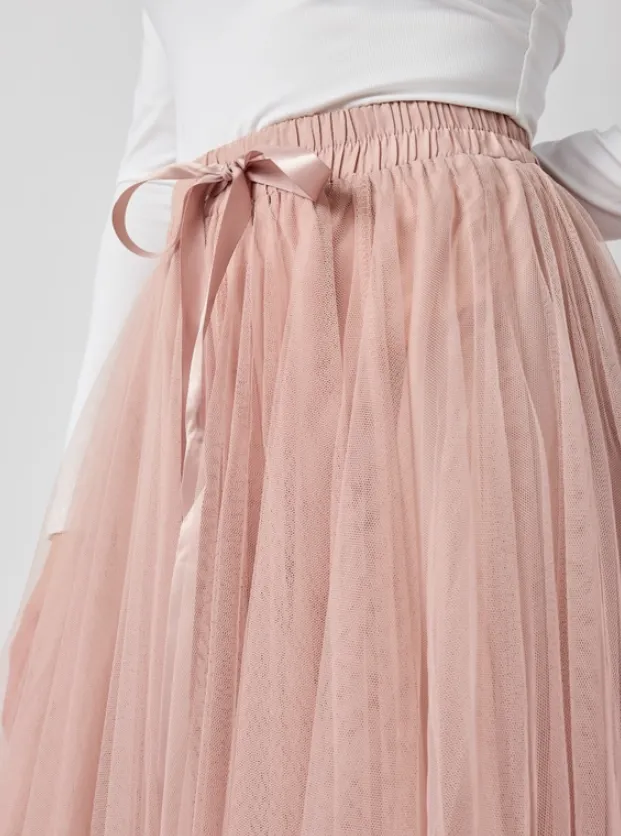 Sue Tulle Skirt Light Pink sold by Abbey Glass product image thumbnail 5
