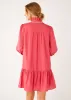 Emmerson Dress Pink Linen sold by Abbey Glass