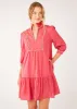 Emmerson Dress Pink Linen sold by Abbey Glass